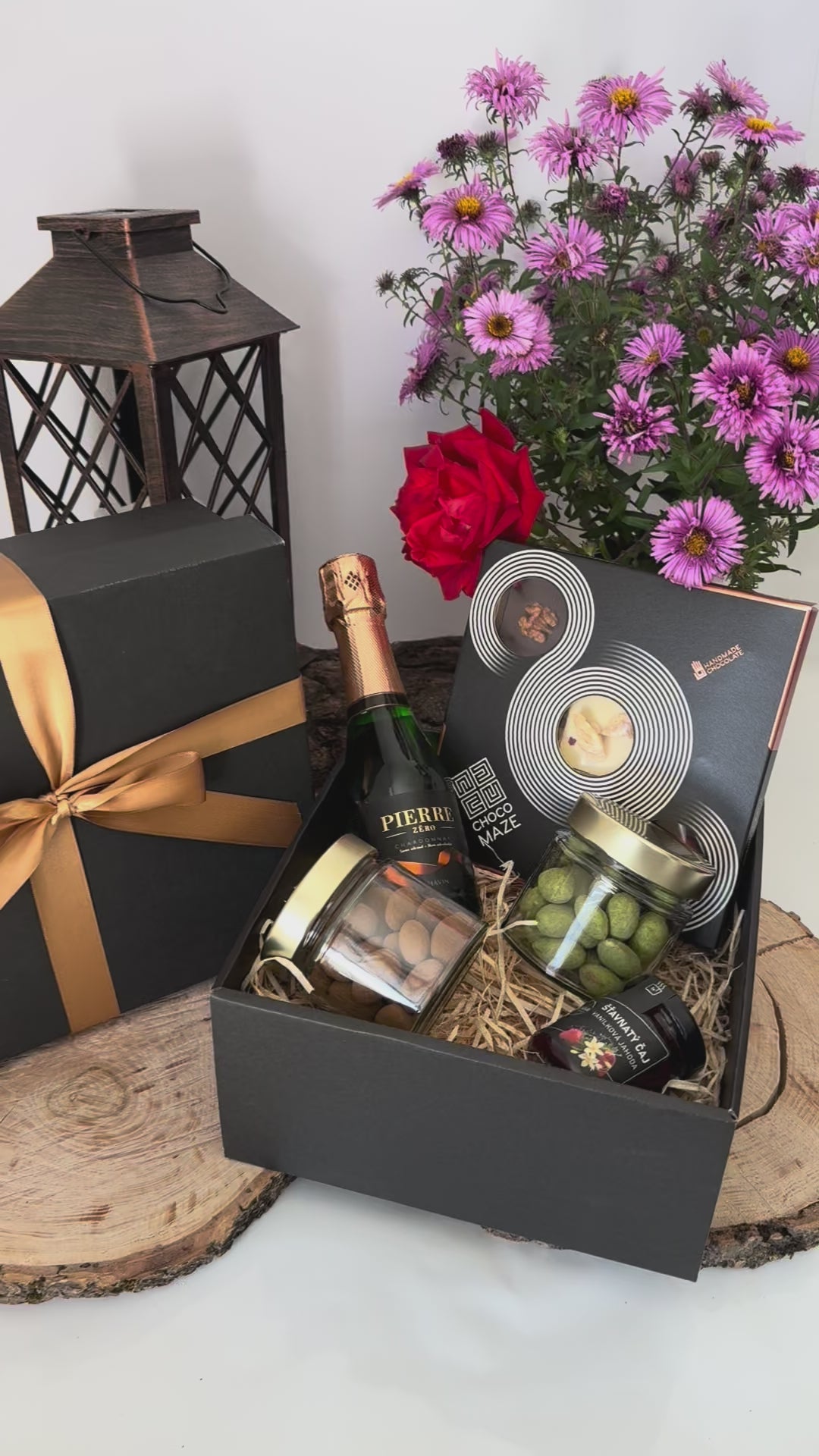 Dárkový box - Čokoláda a Oříšky