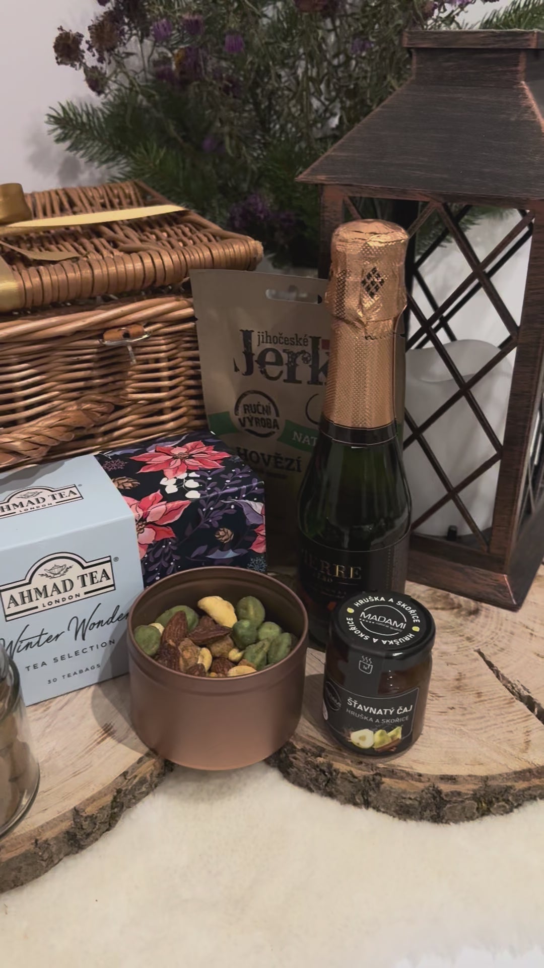 Dárkový koš M - Zimní rituál