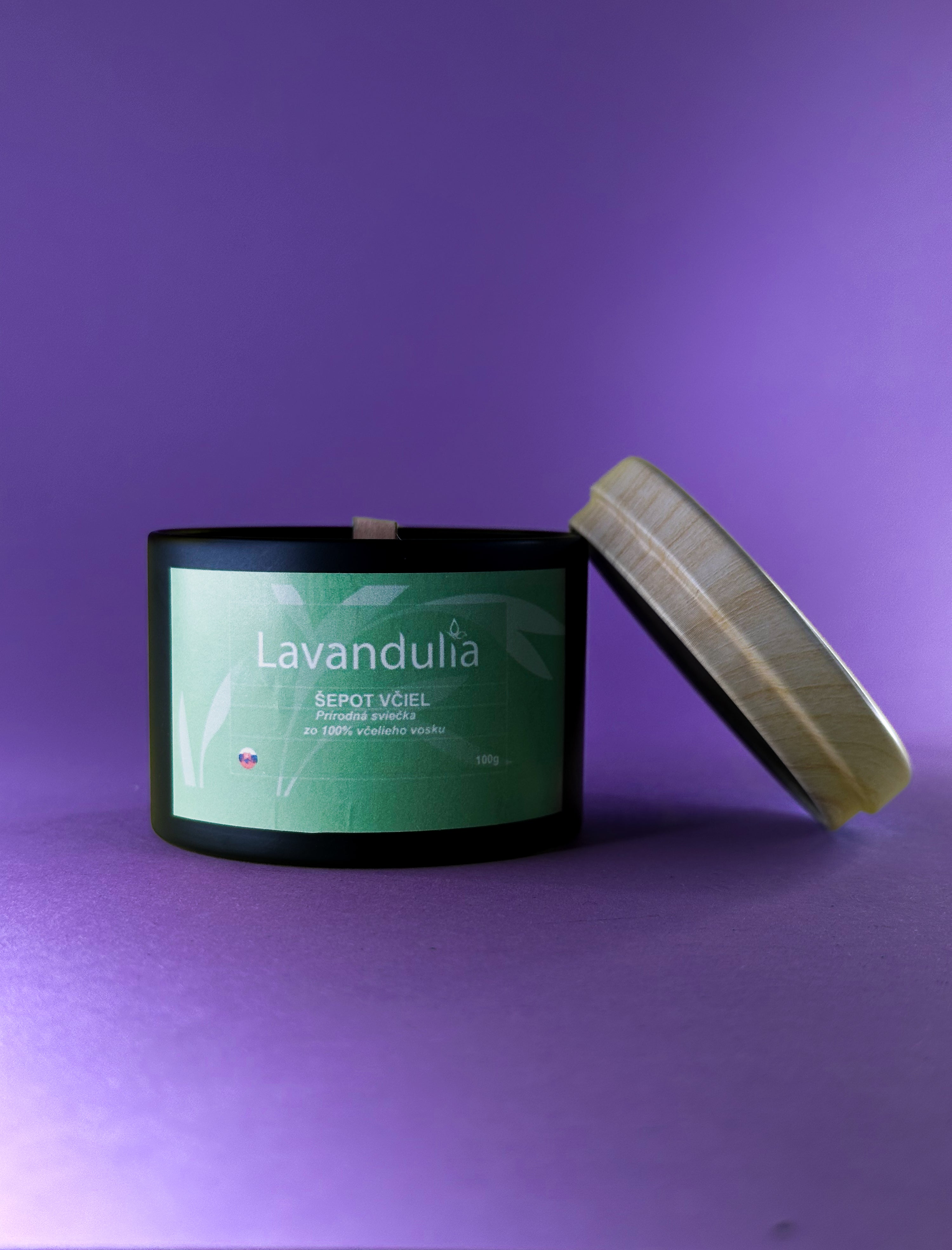 Šepot včel - přírodní svíčka ze 100% včelího vosku