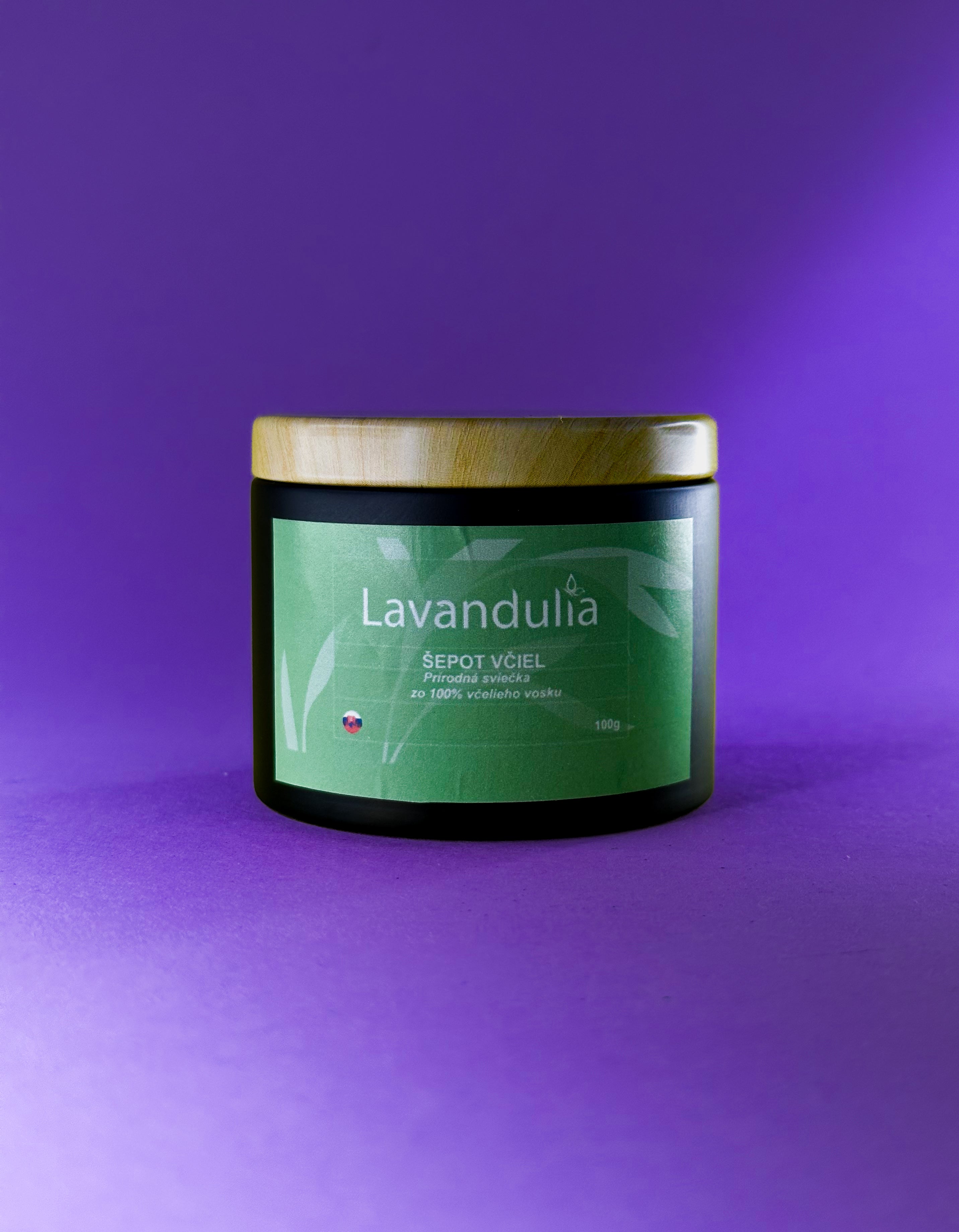 Šepot včel - přírodní svíčka ze 100% včelího vosku